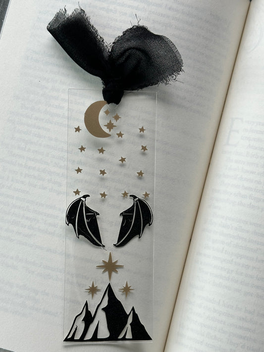 Mountains, Wings & Stars - Acrylic Bookmark