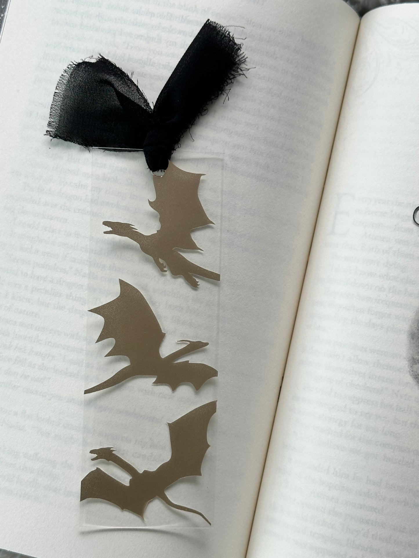 Gold Dragon - Acrylic Bookmark