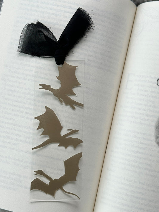 Gold Dragon - Acrylic Bookmark