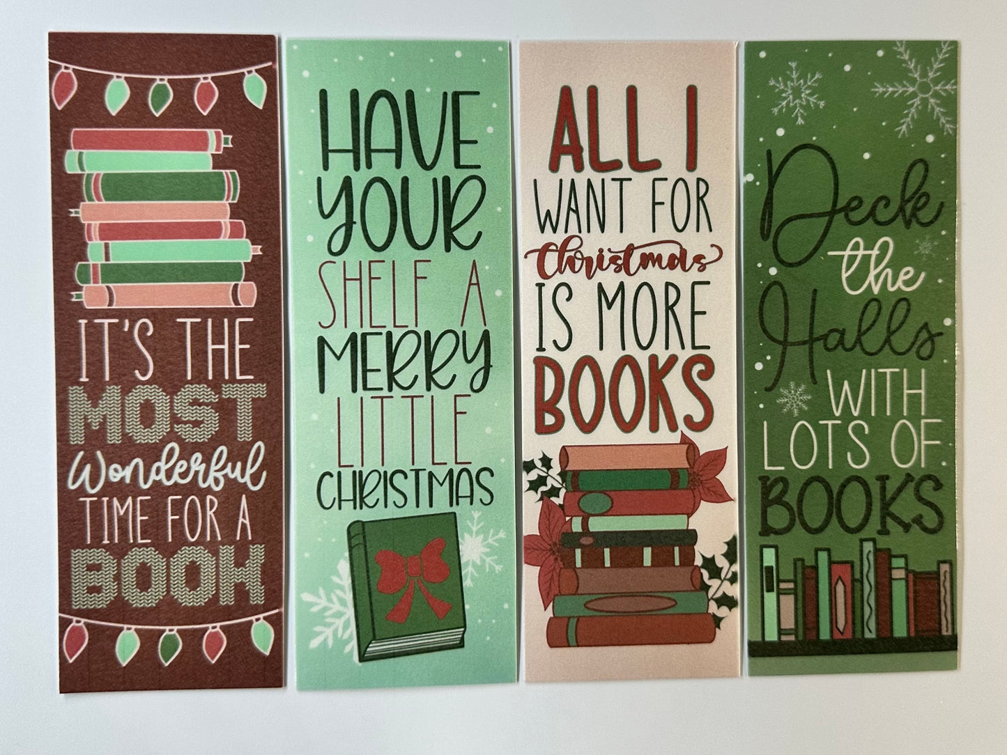Xmas Bookmark Bundle - 4 Pack
