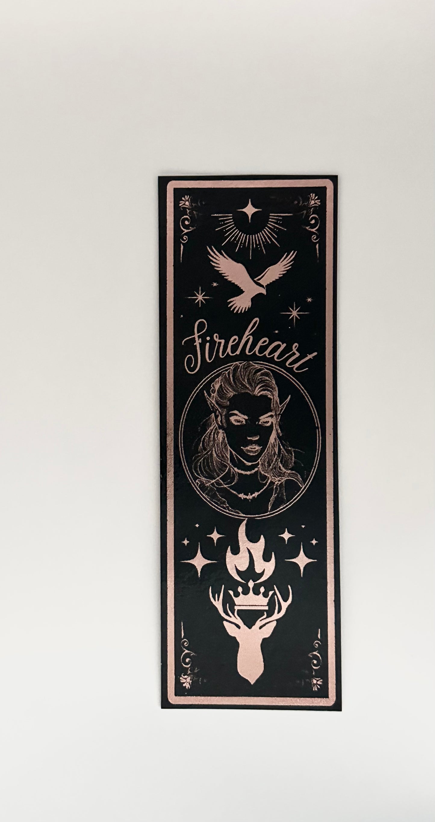 Fireheart - Foil Bookmark - (Rose Gold)
