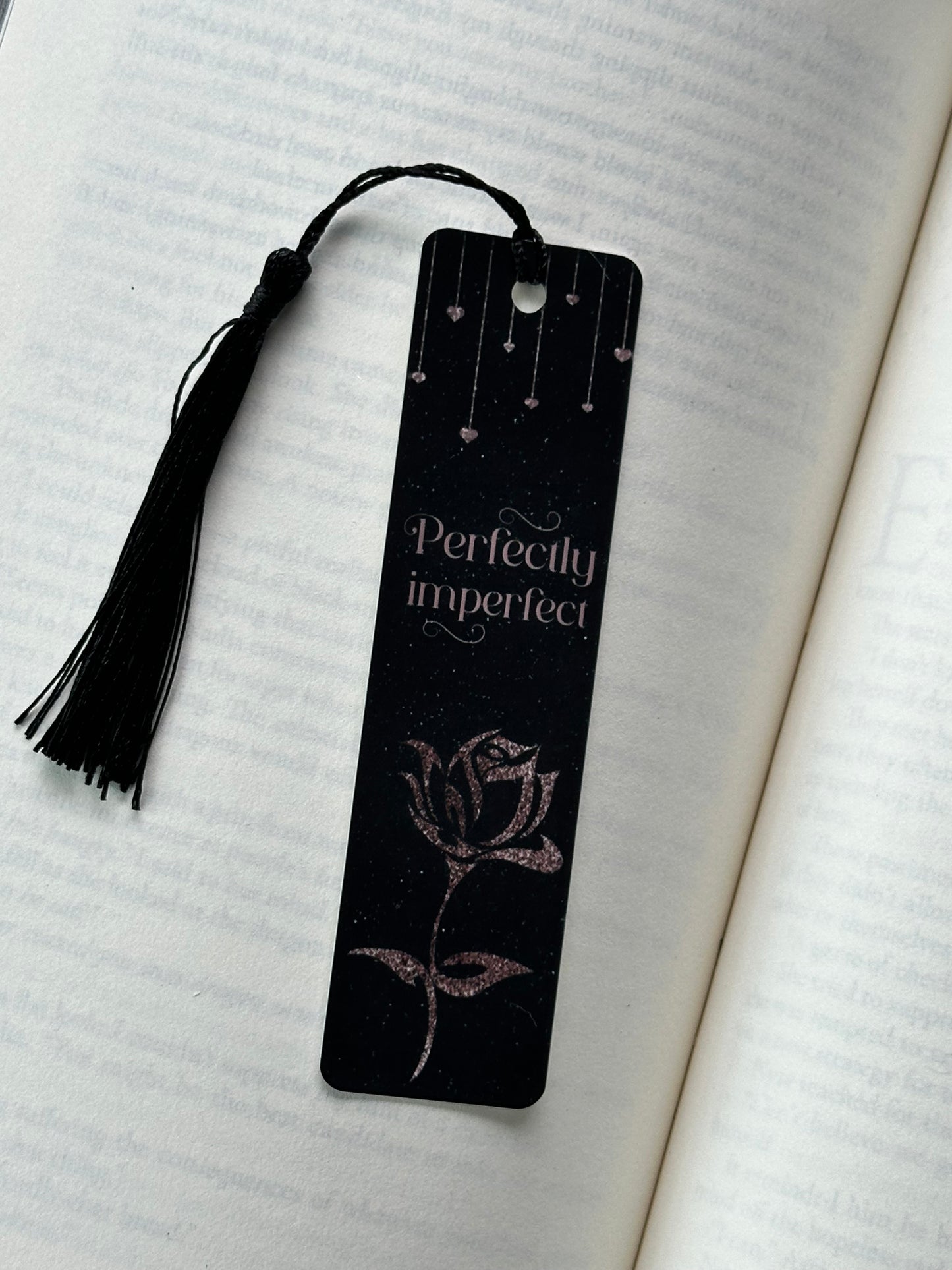 Perfectly Imperfect - Metal Bookmark