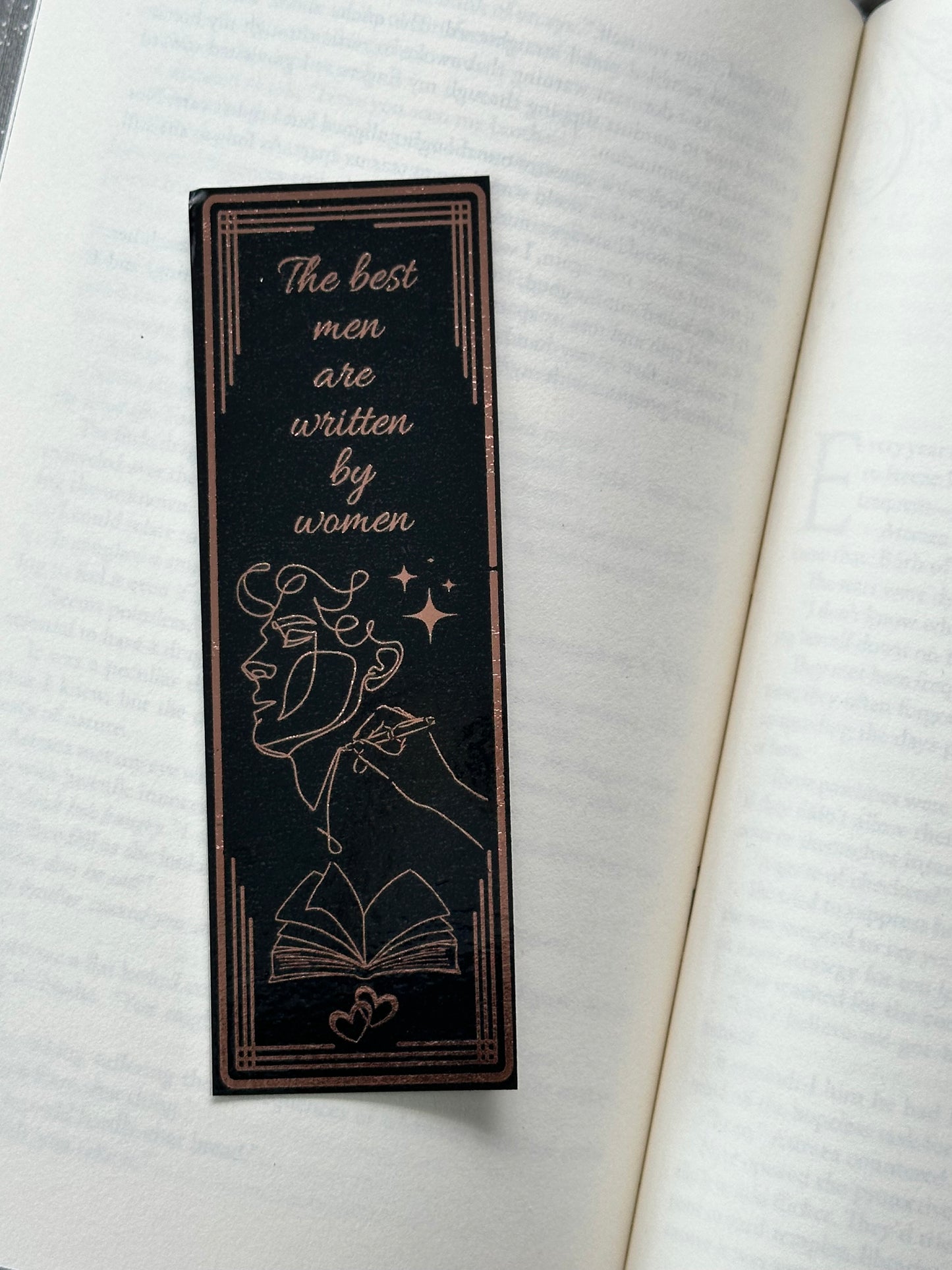 The Best Men Are… - Foil Bookmark - (Rose Gold)