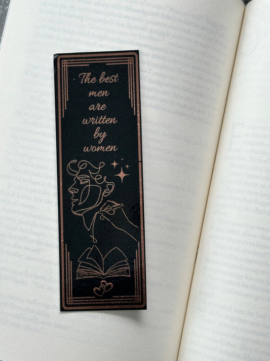The Best Men Are… - Foil Bookmark - (Rose Gold)