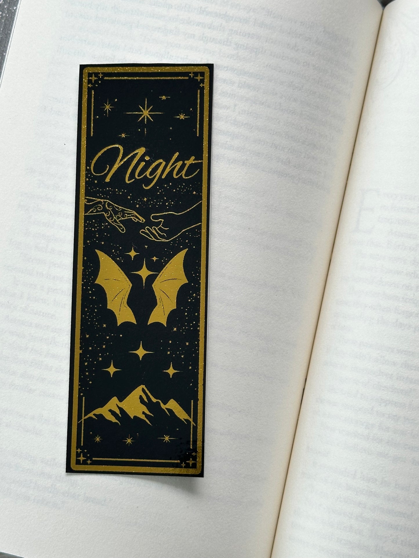 Night - Foil Bookmark - (Gold)