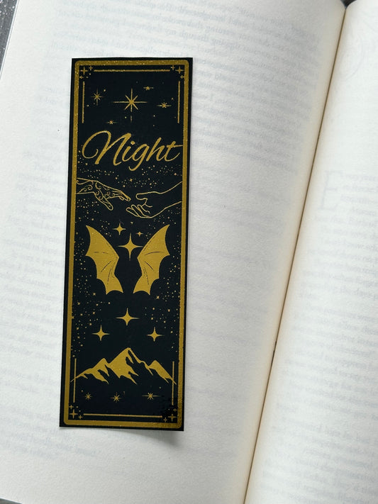 Night - Foil Bookmark - (Gold)