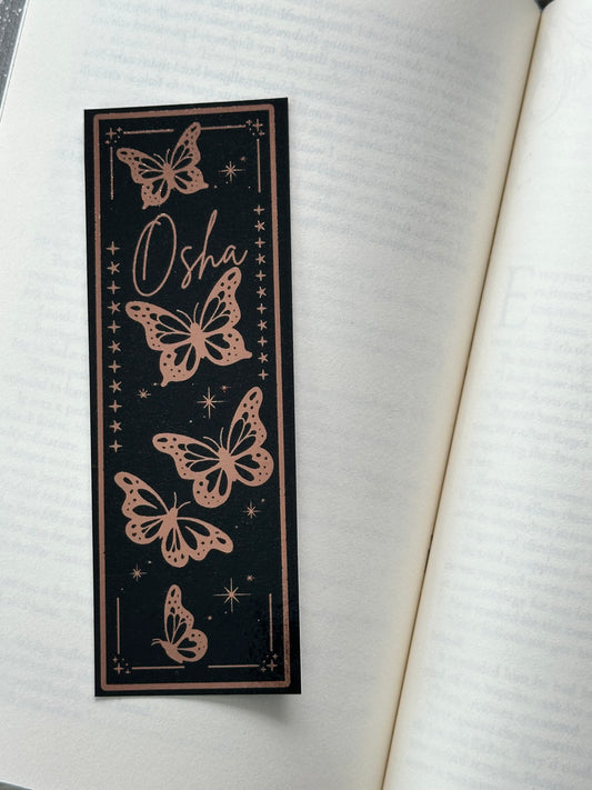 Osha - Foil Bookmark - (Rose Gold)