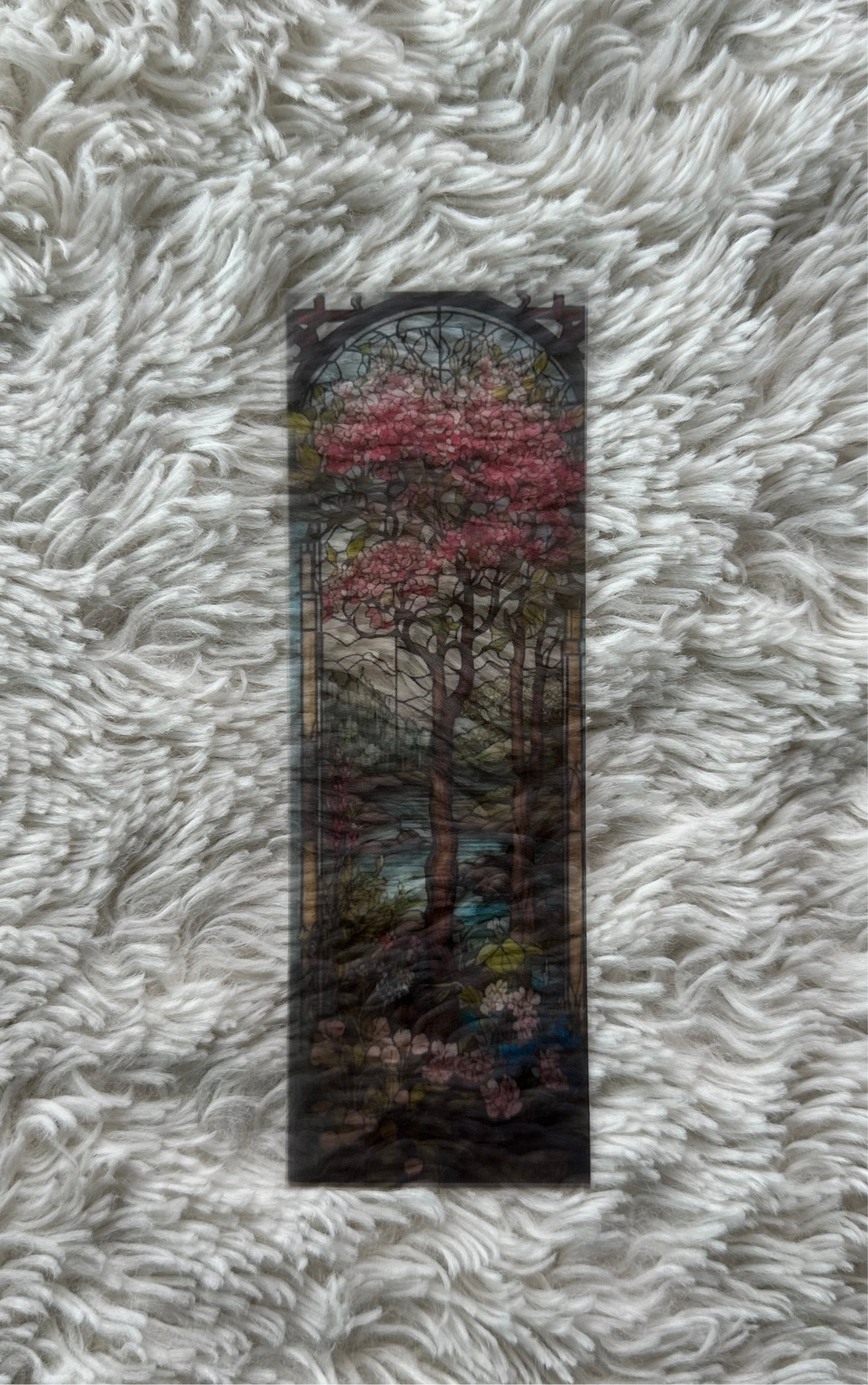 Stained Glass Style Landscape - Bookmark (11)