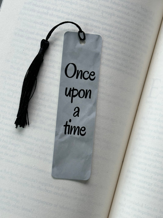 Once Upon A Time - Metal Bookmark