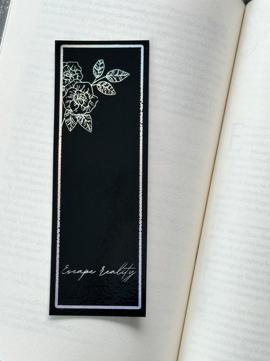Escape Reality - Foil Bookmark - (Silver Holographic)