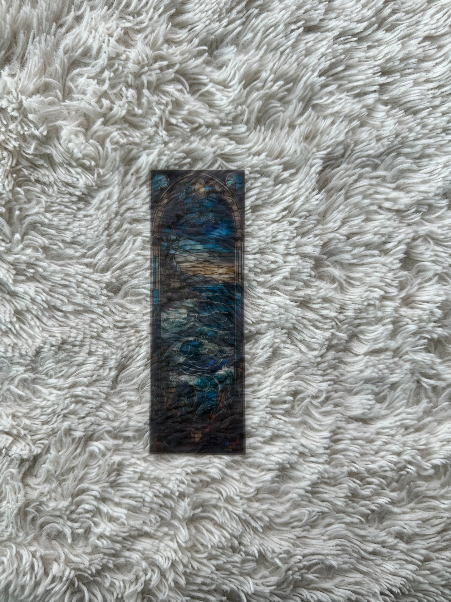 Stained Glass Style Landscape - Bookmark (4)