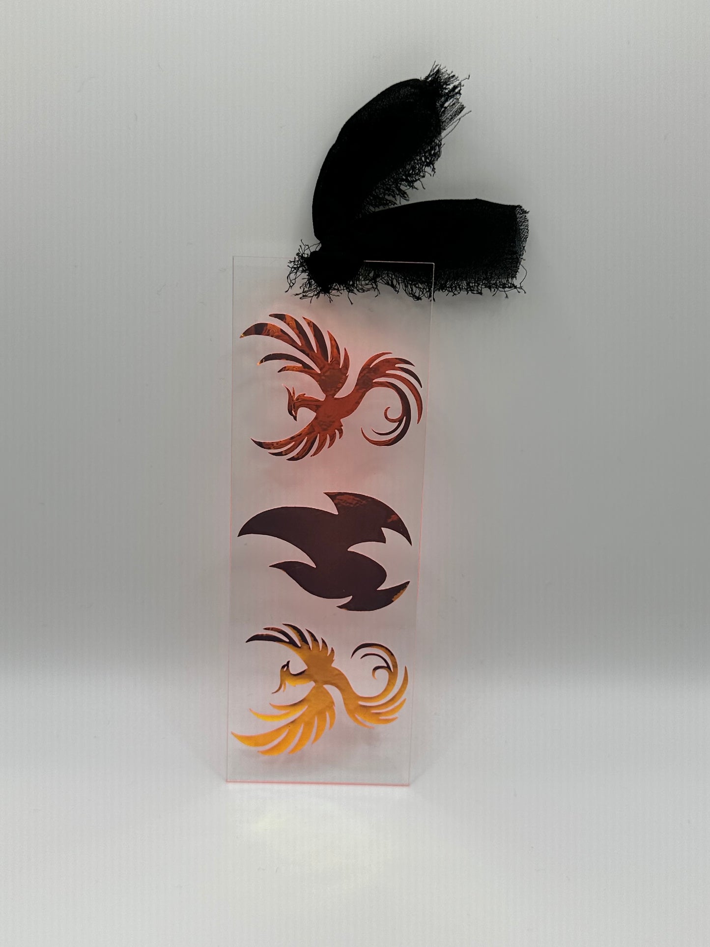 Flaming Phoenixes - Acrylic Bookmark