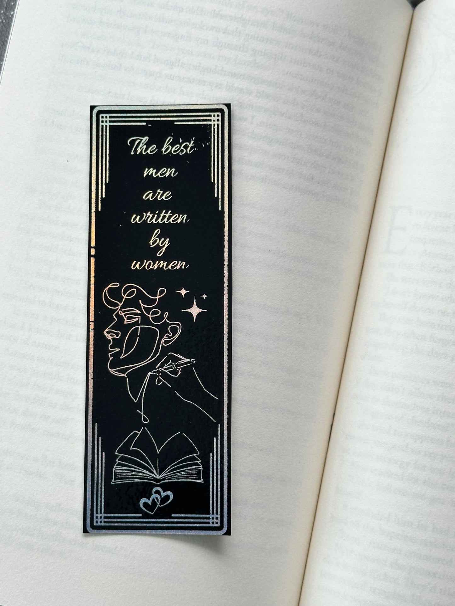 The Best Men Are… - Foil Bookmark - (Silver Holographic)