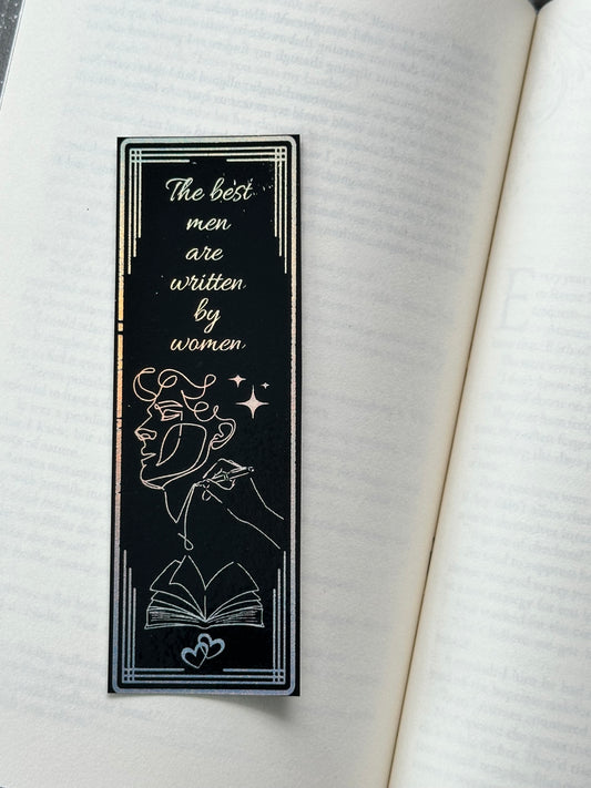 The Best Men Are… - Foil Bookmark - (Silver Holographic)