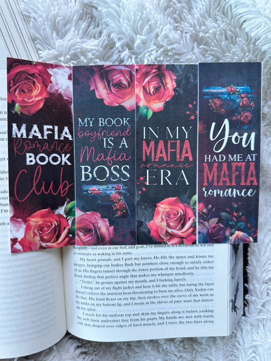 Mafia Romance Bookmark Bundle - 4 Pack