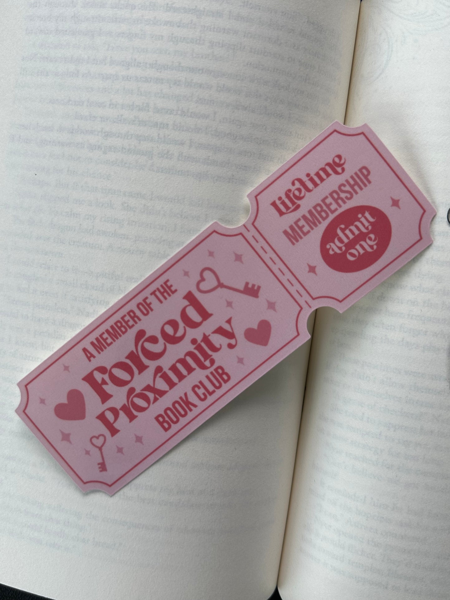 Forced Proximity Book Club - Bookmark