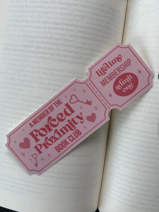 Forced Proximity Book Club - Bookmark