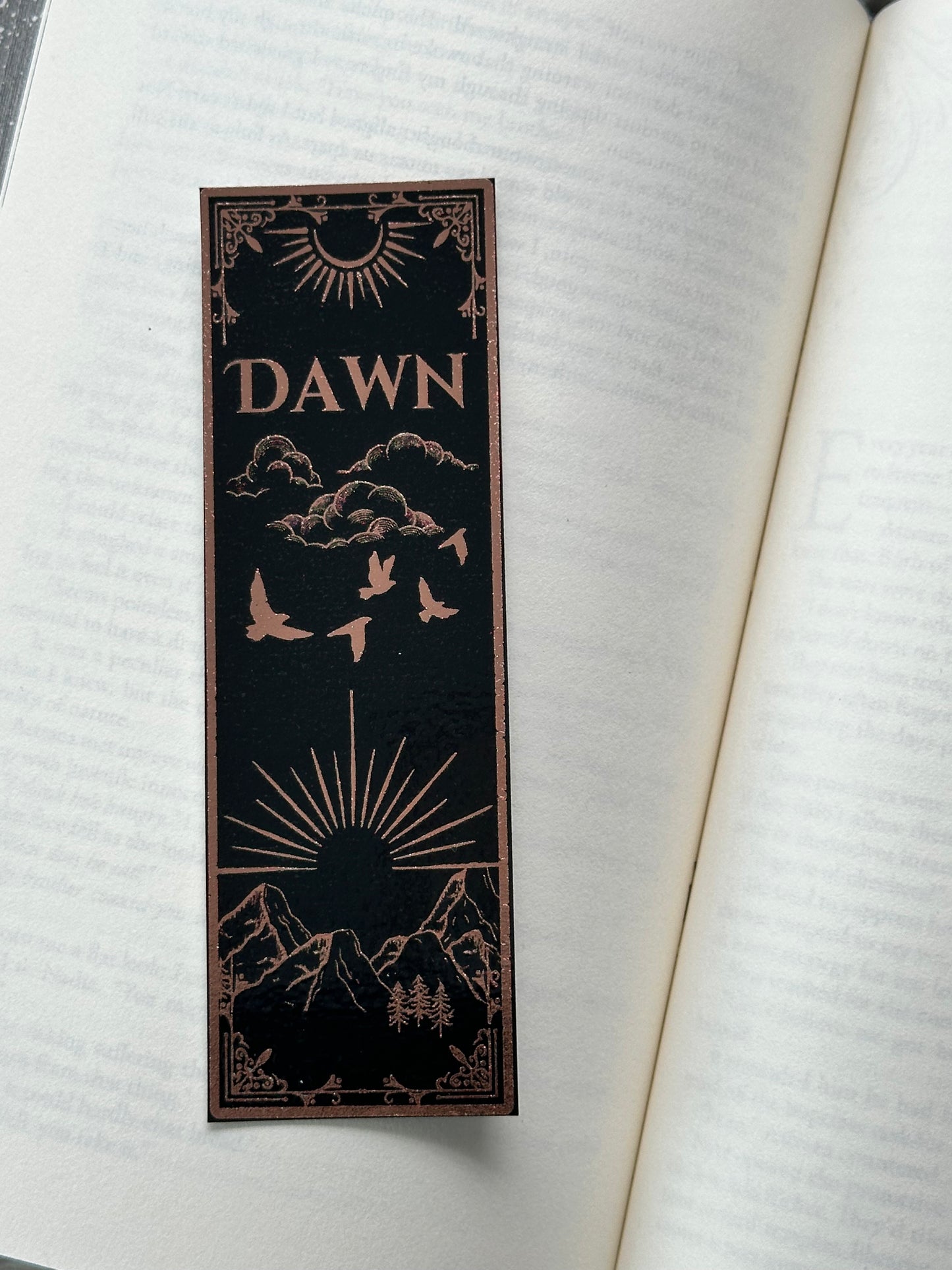 Dawn - Foil Bookmark - (Rose Gold)