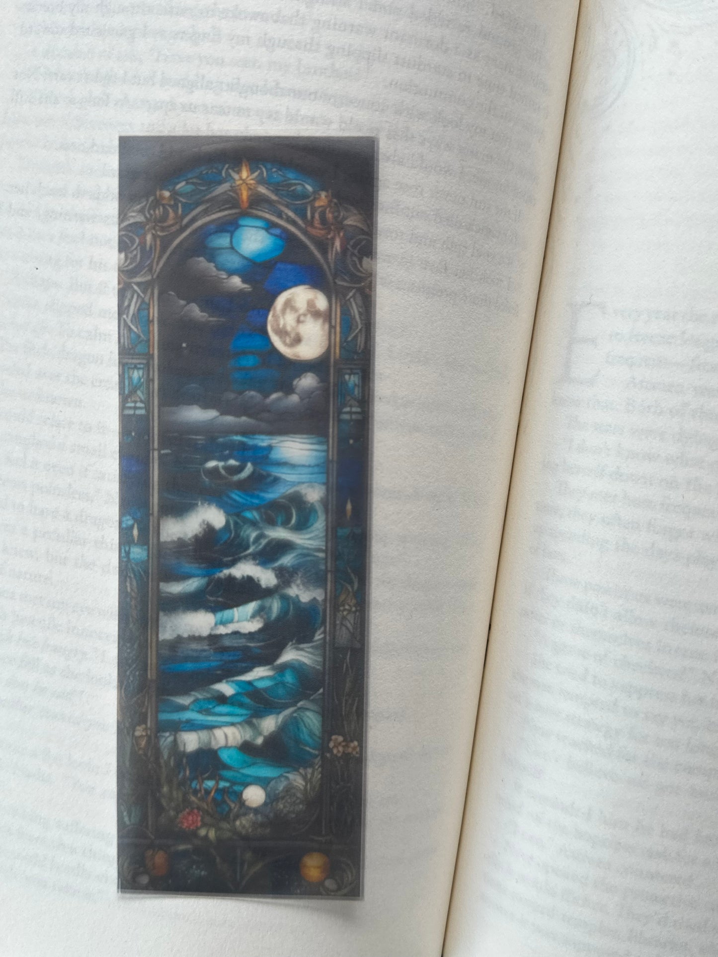 Stained Glass Style Landscape - Bookmark (36)