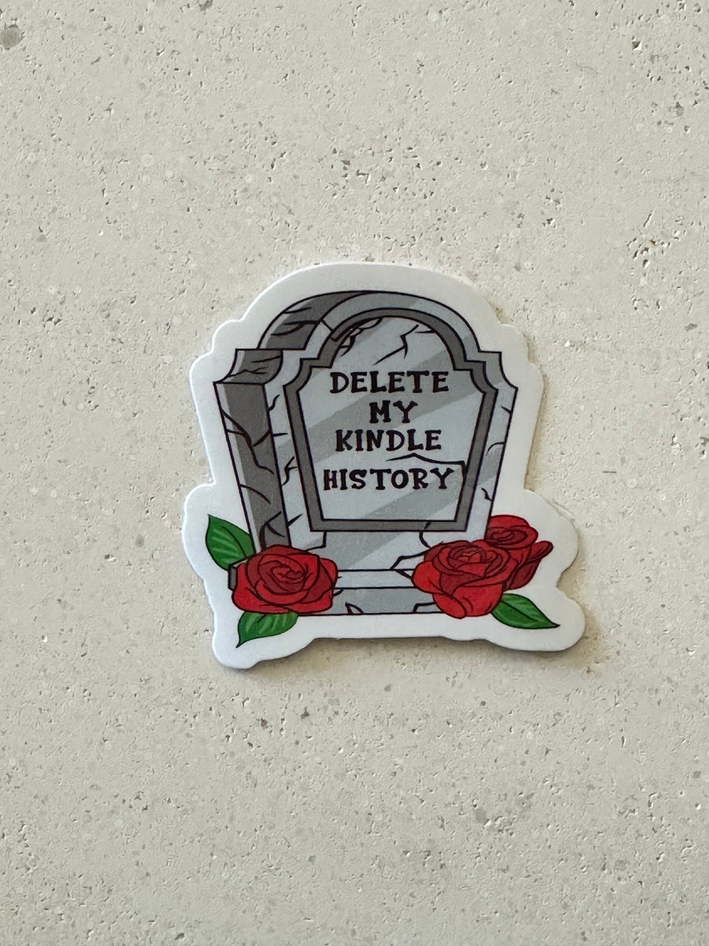 Delete My Kindle History - Sticker