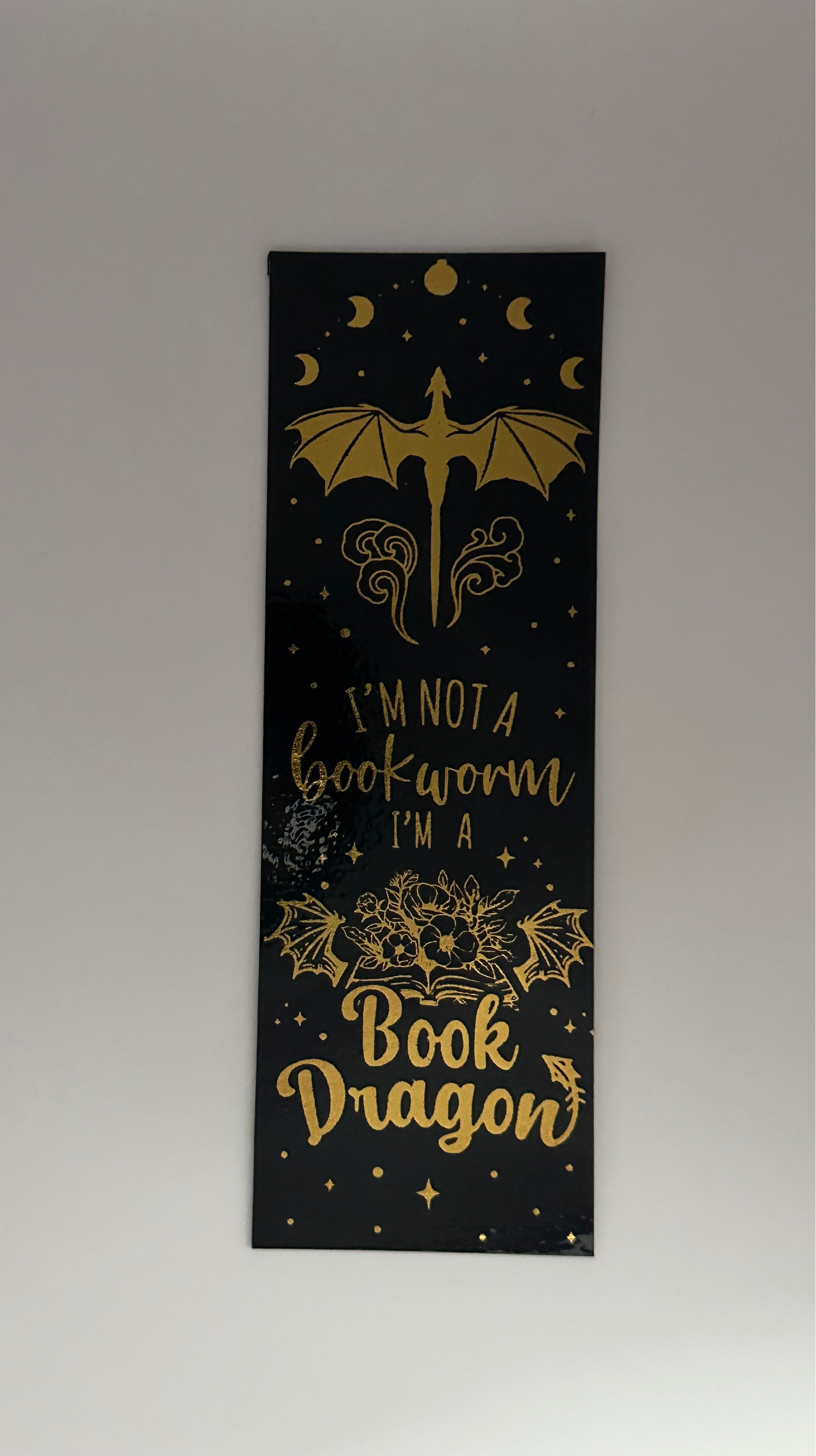 I’m Not A Bookworm - Foil Bookmark - (Gold)