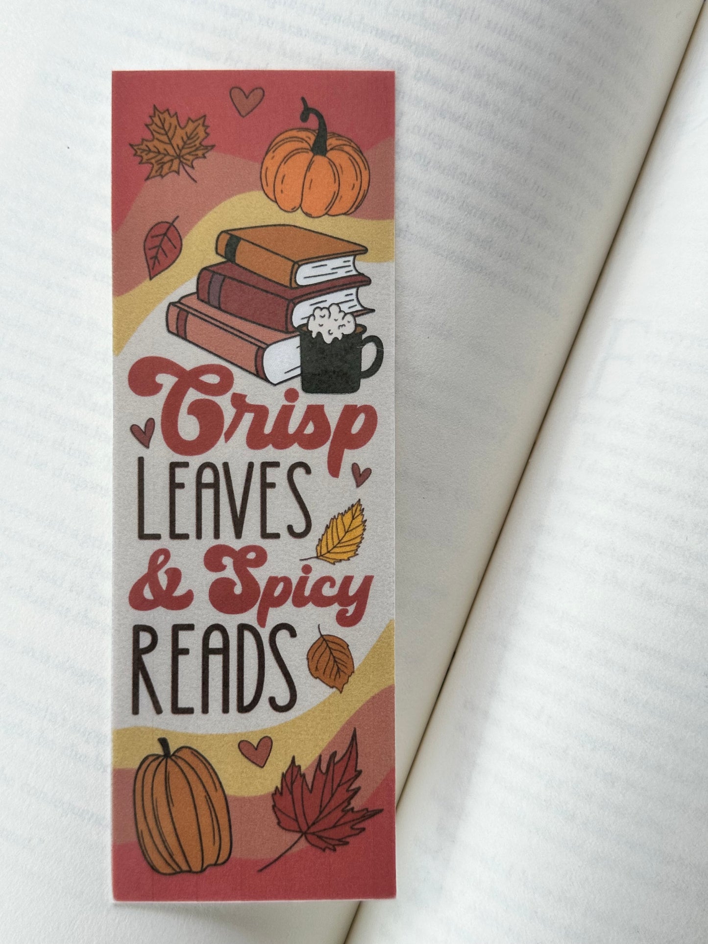 Spicy Fall Bookmark Bundle - 4 Pack