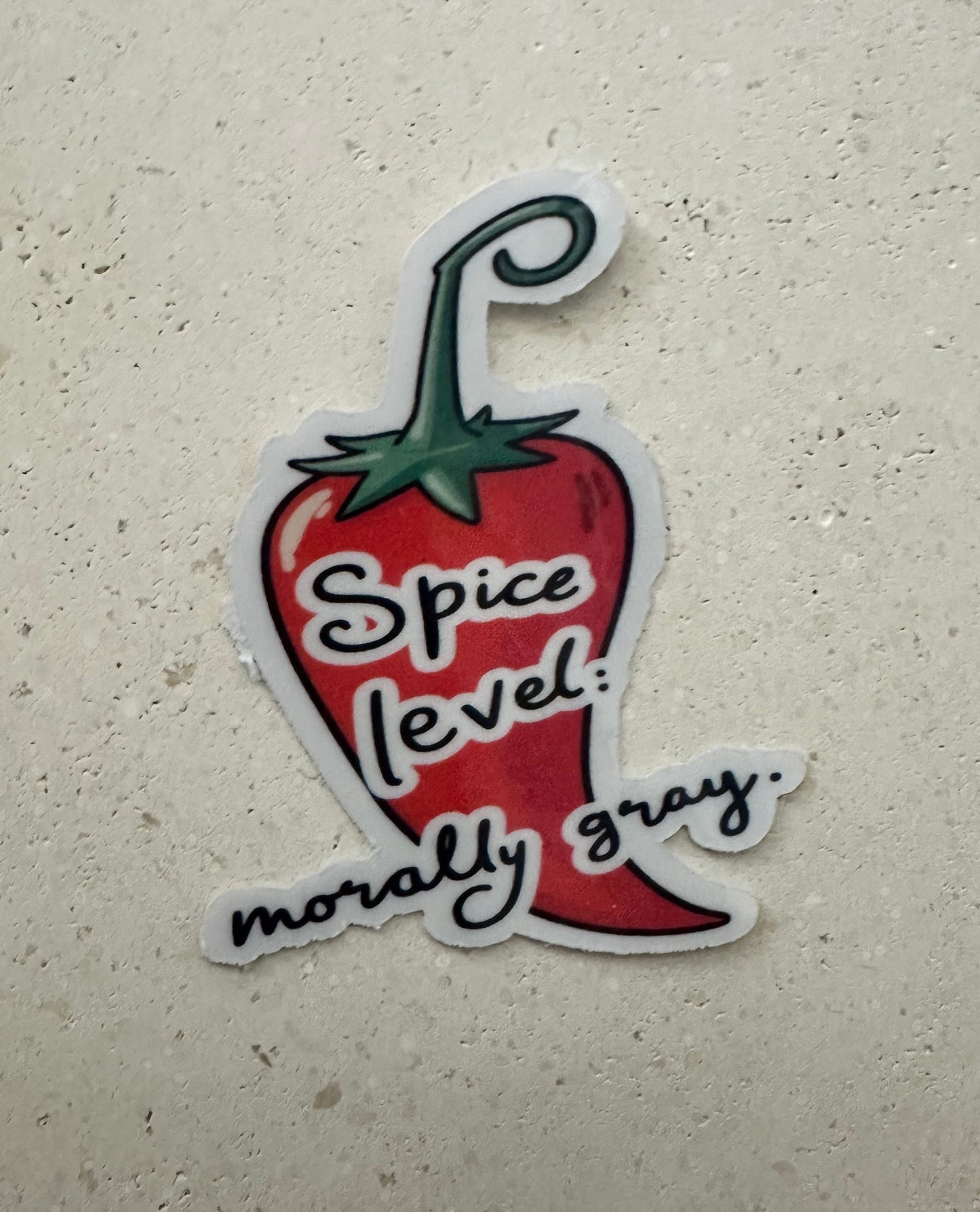 Spice Level: Morally Grey - Sticker