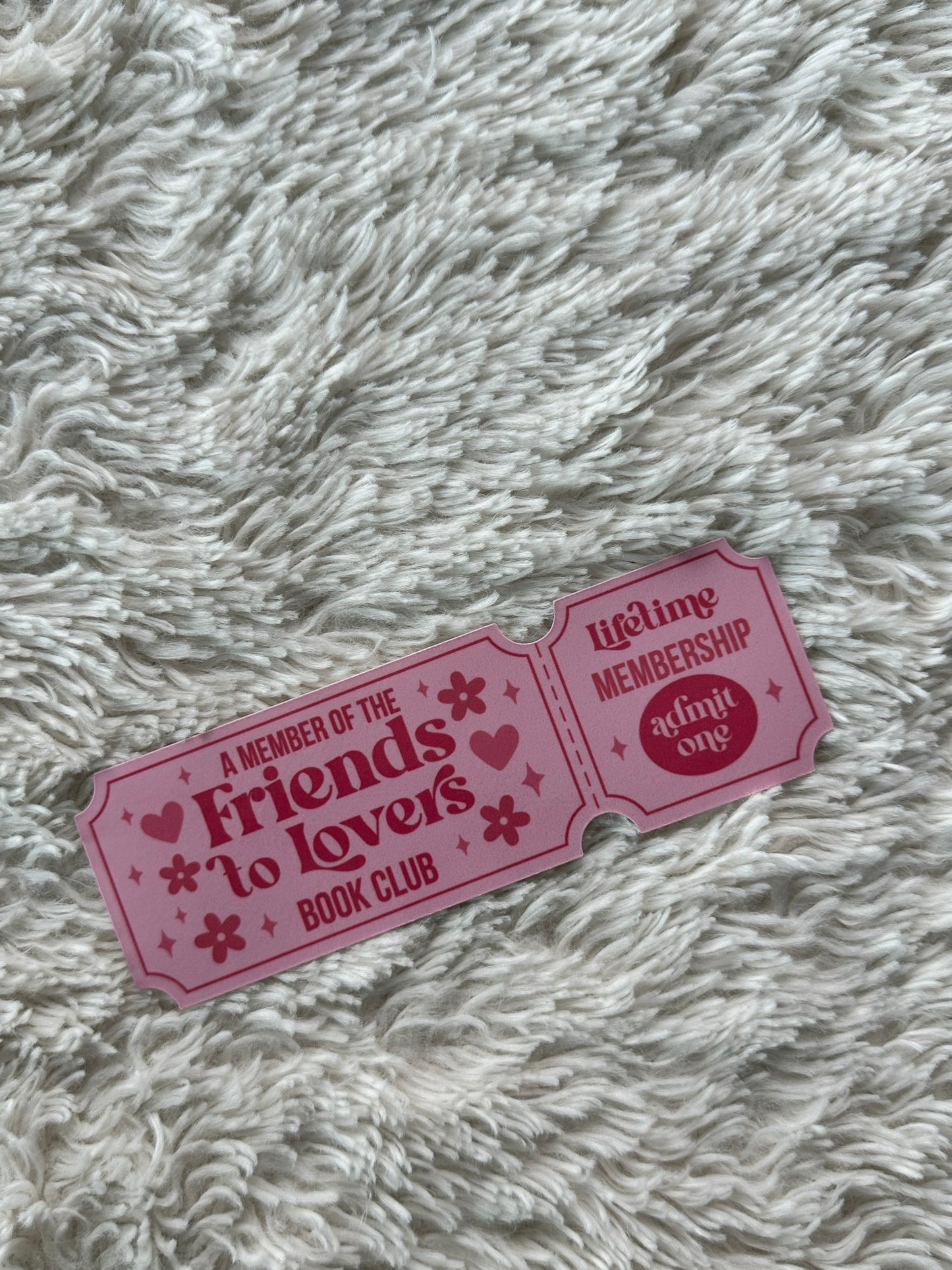 Friends To Lovers Book Club - Bookmark