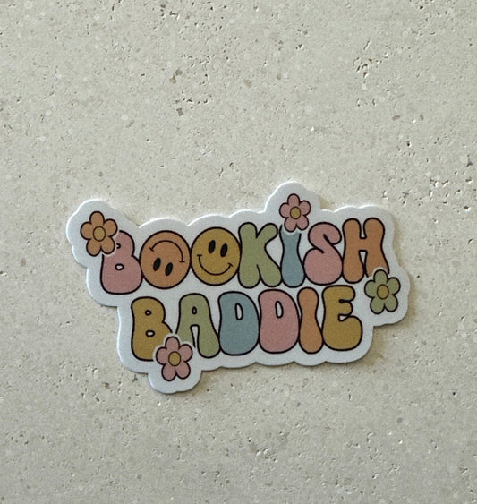 Bookish Baddie - Sticker
