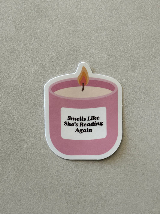 Smells Like She’s Reading Again - Sticker