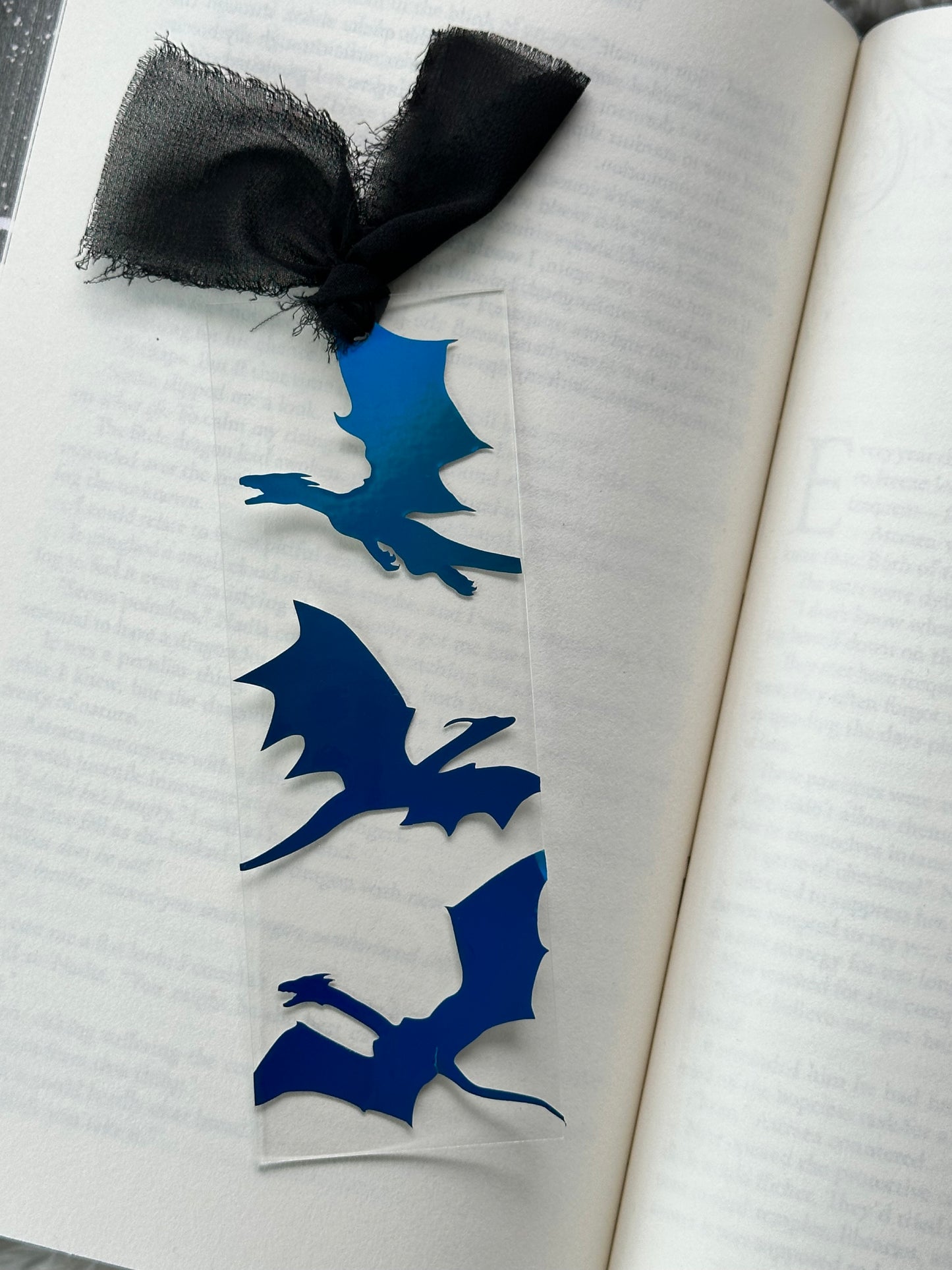 Blue Dragon - Acrylic Bookmark