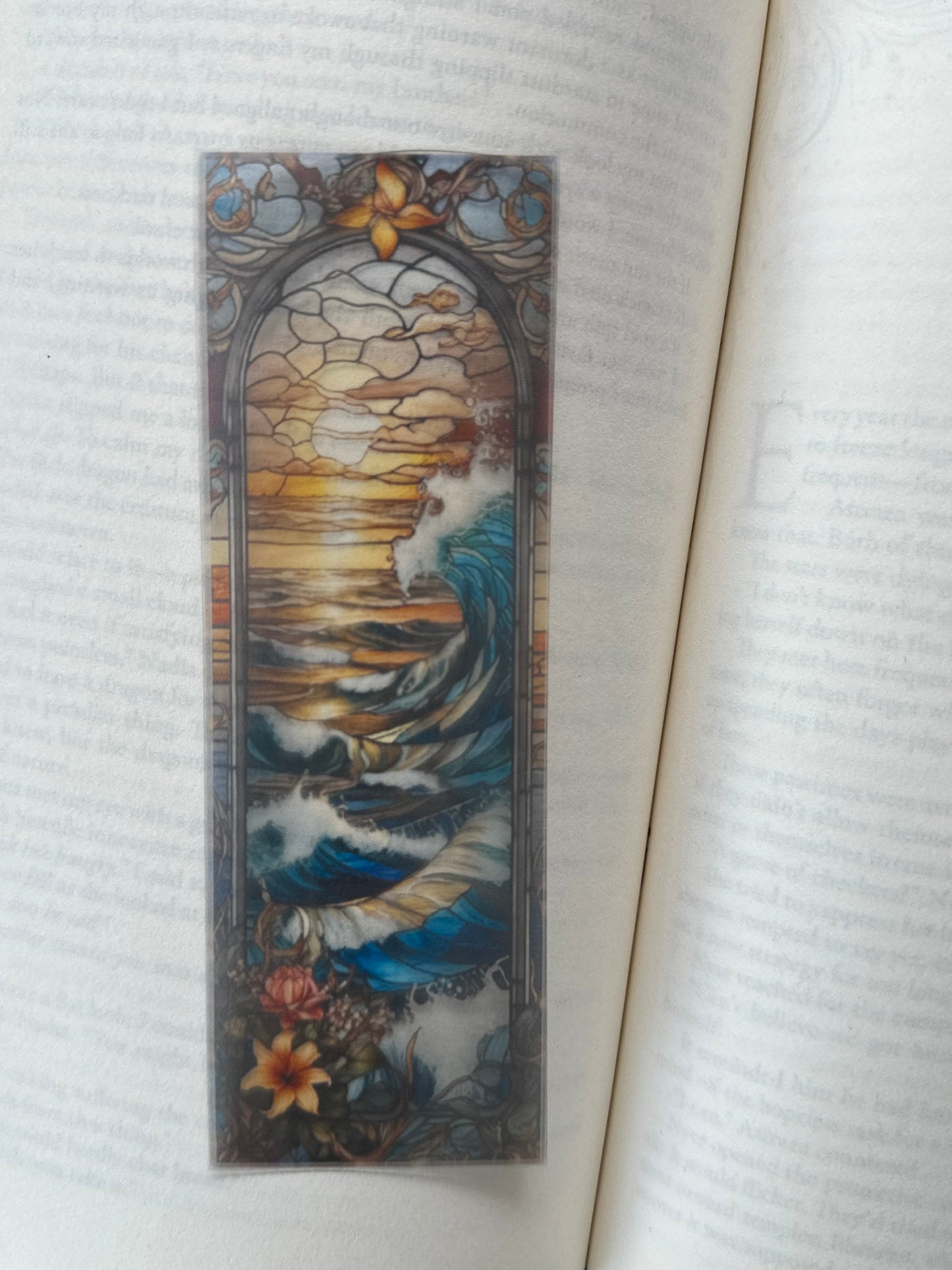Stained Glass Style Landscape - Bookmark (59)
