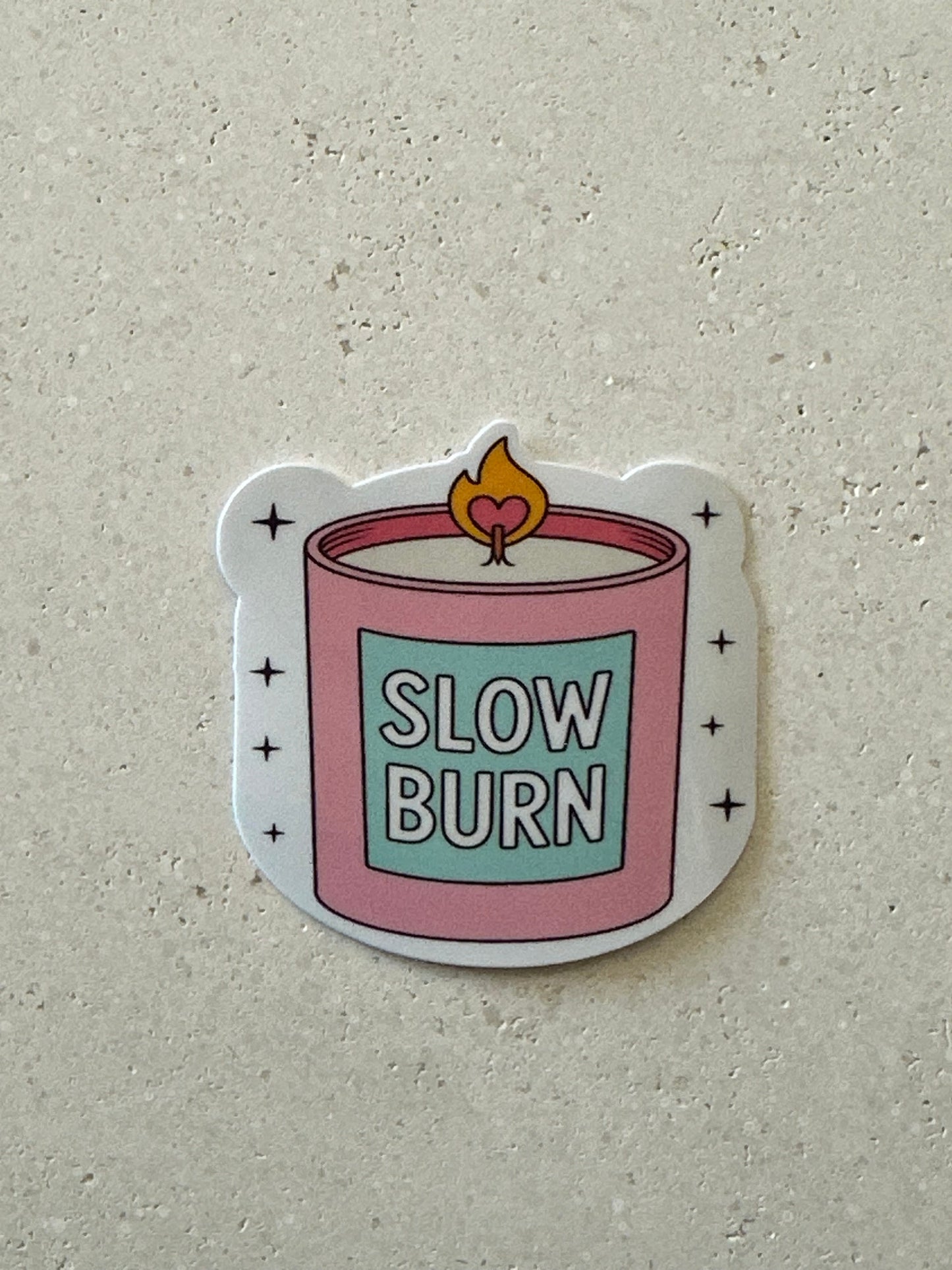 Slow Burn Candle - Sticker