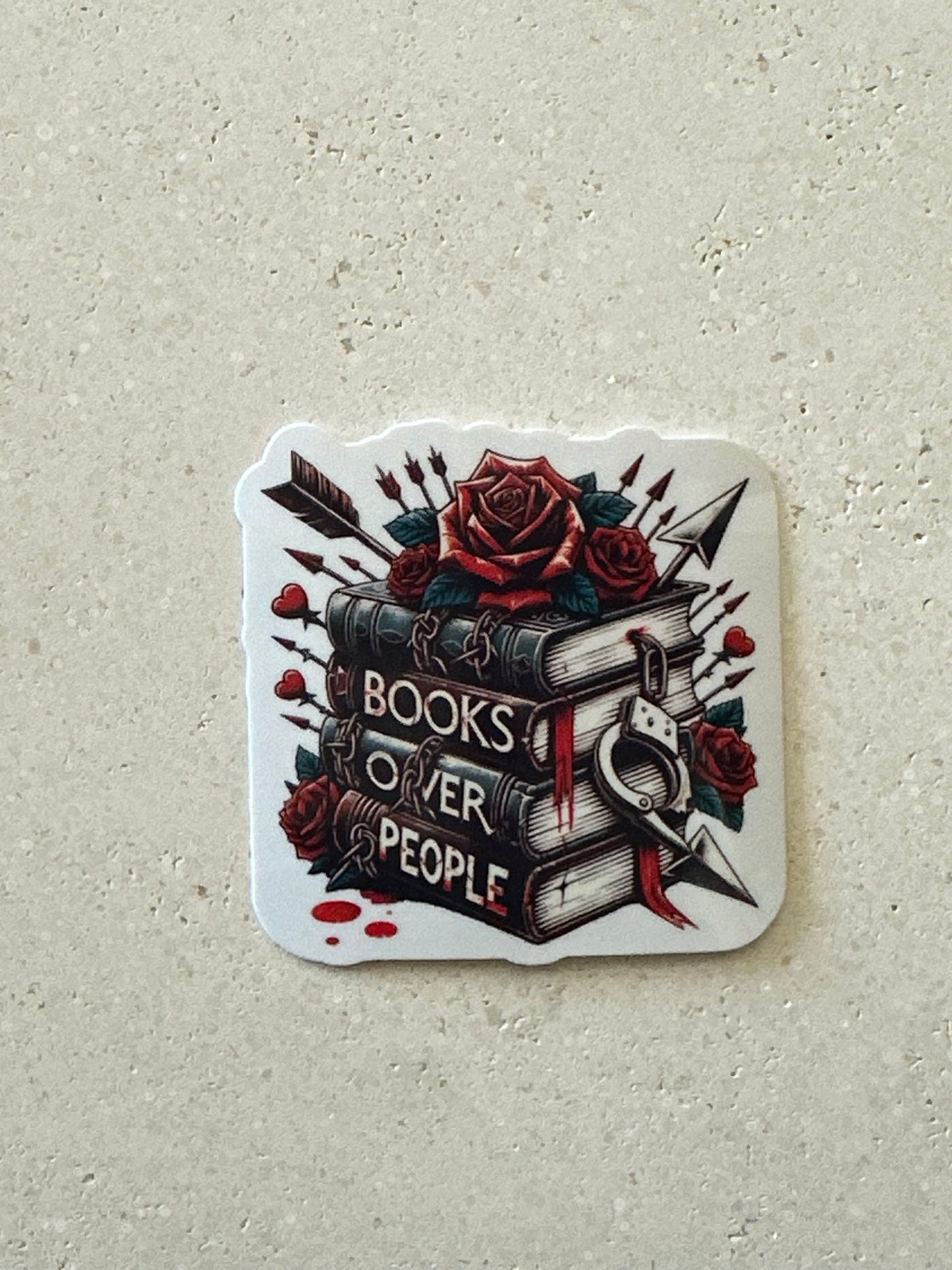 Books Over People - Sticker