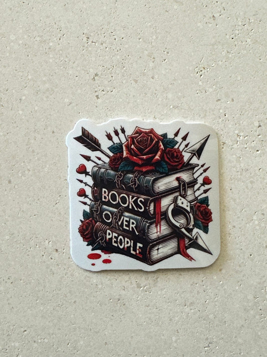Books Over People - Sticker