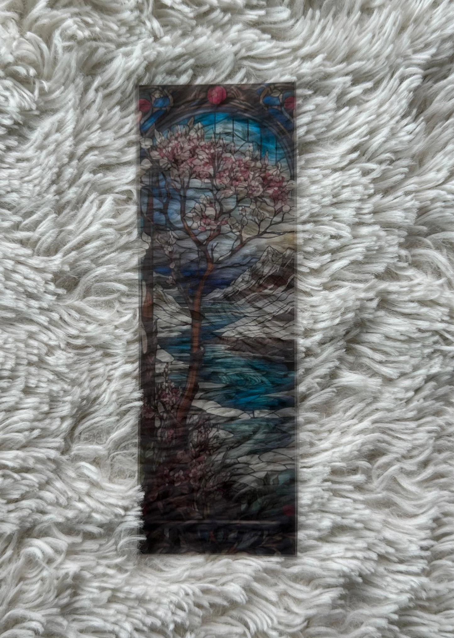 Stained Glass Style Landscape - Bookmark (19)