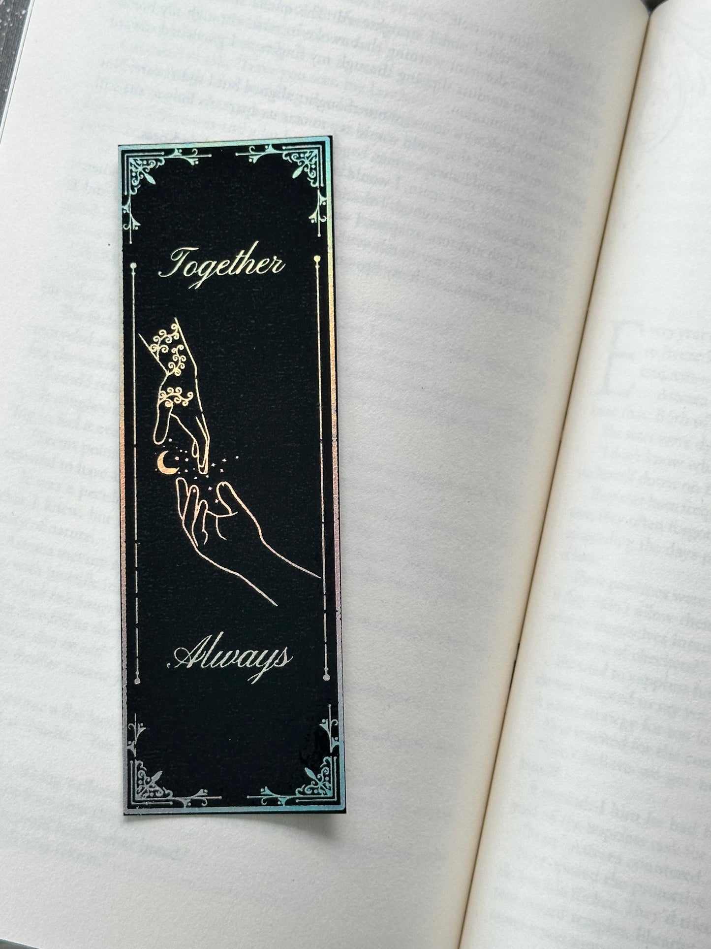Together Always - Foil Bookmark - (Silver Holographic)