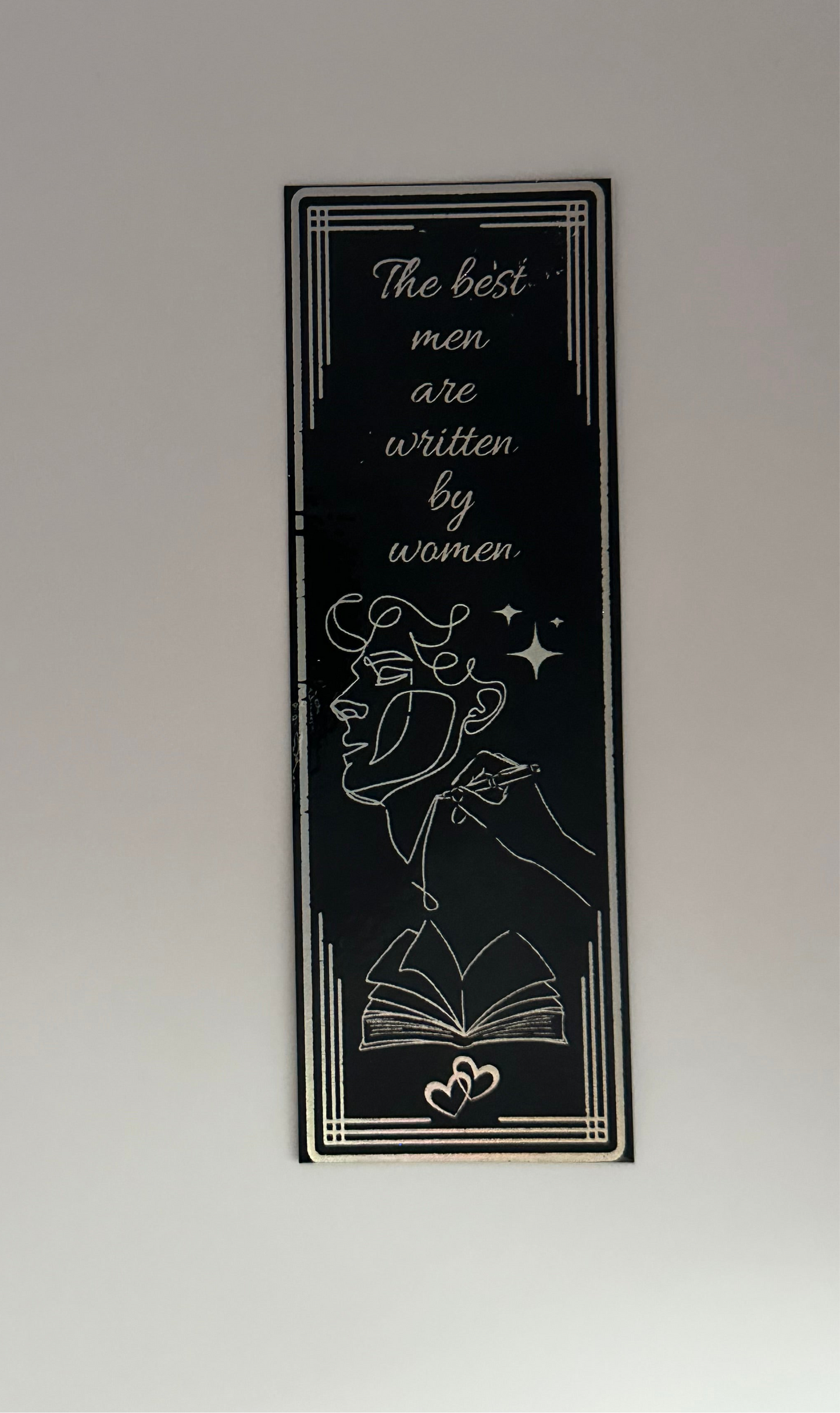 The Best Men Are… - Foil Bookmark - (Silver Holographic)