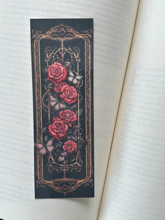 Roses & Butterflies - Bookmark (13)