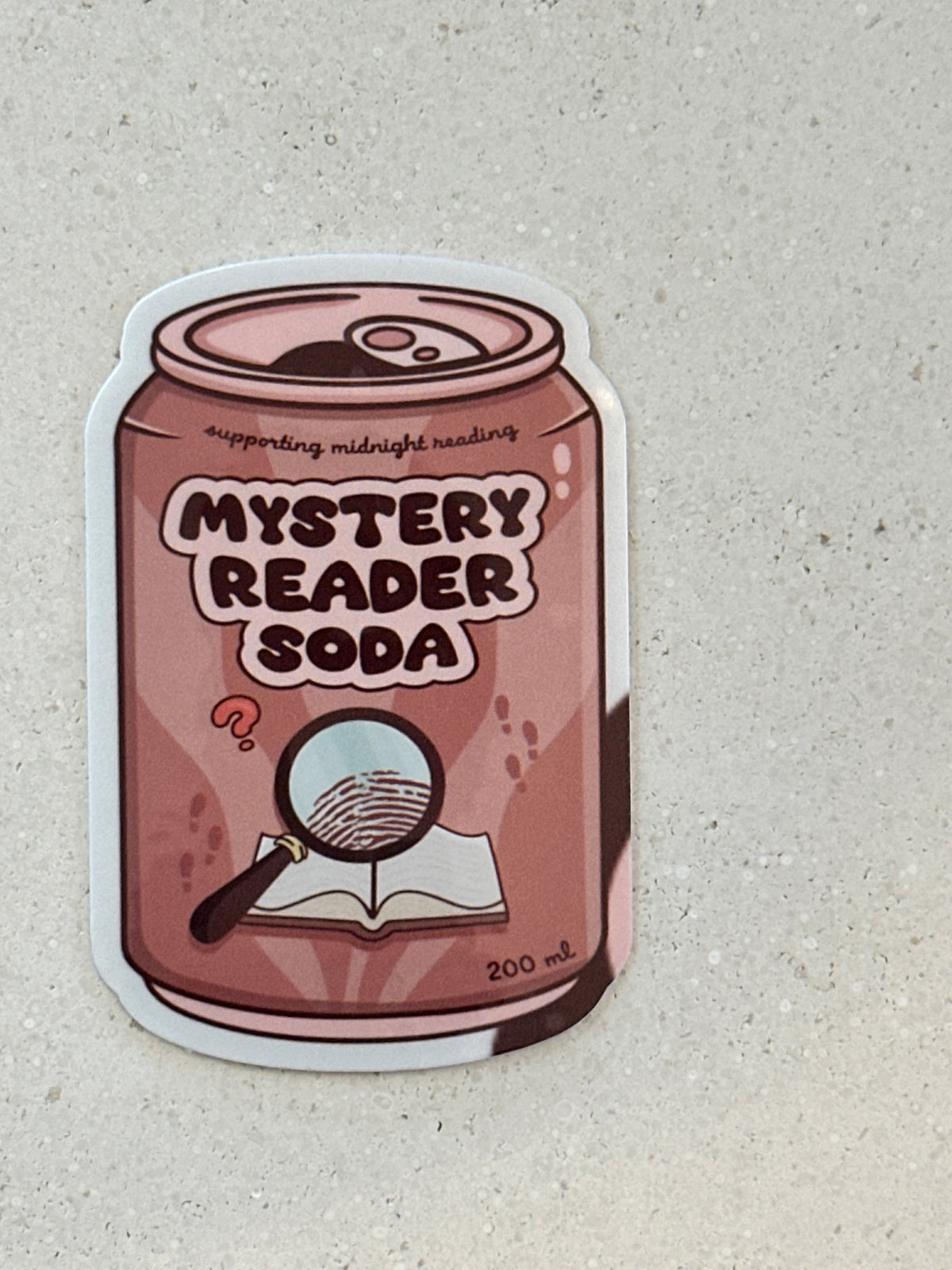 Mystery Reader Soda - Sticker
