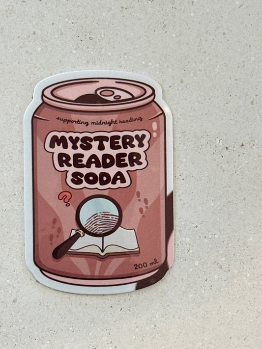 Mystery Reader Soda - Sticker
