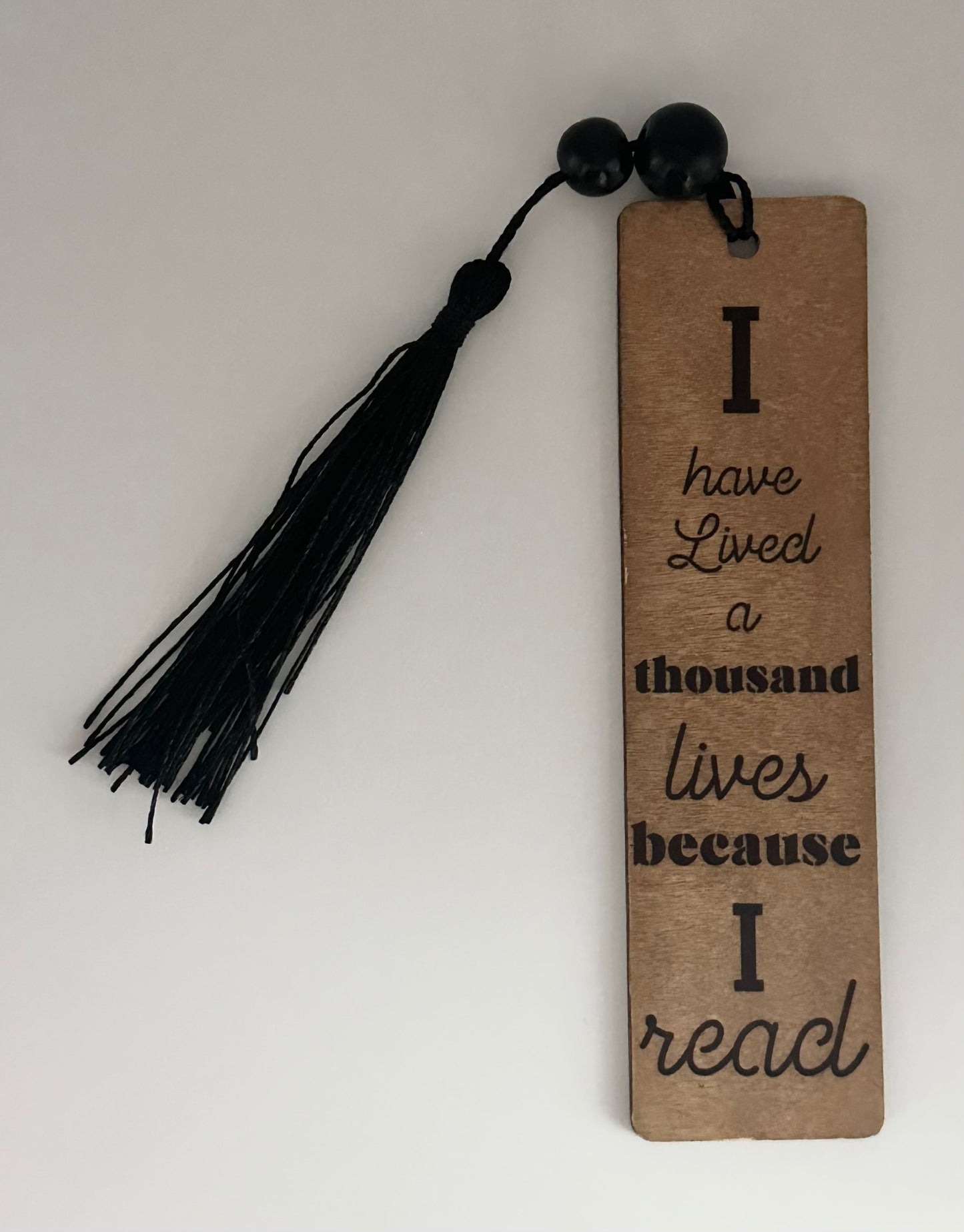 I Have Lived A Thousand Lives - Wood Bookmark - (Early American)