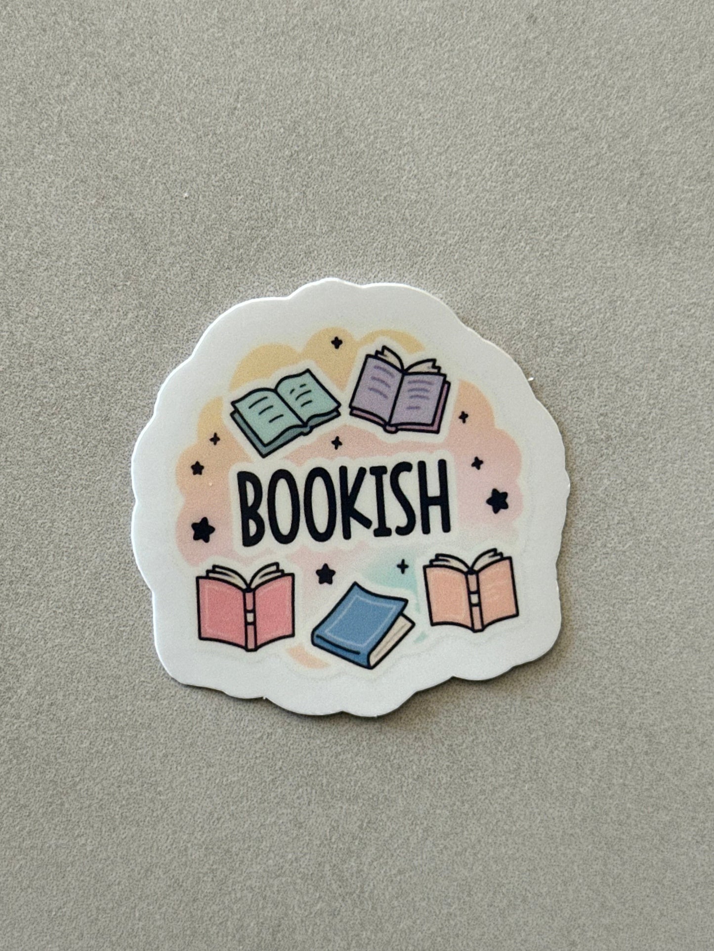 Bookish - Pink - Sticker