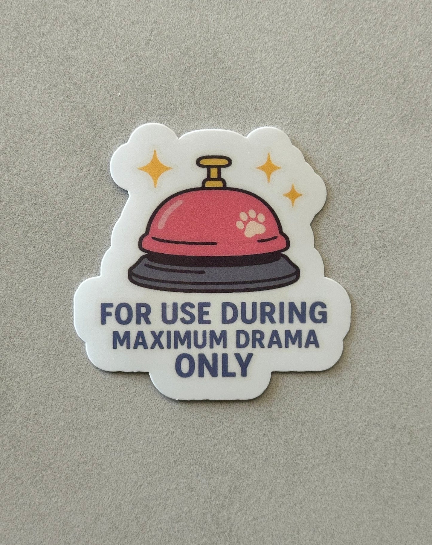 Maximum Drama Service Bell - GG Sticker