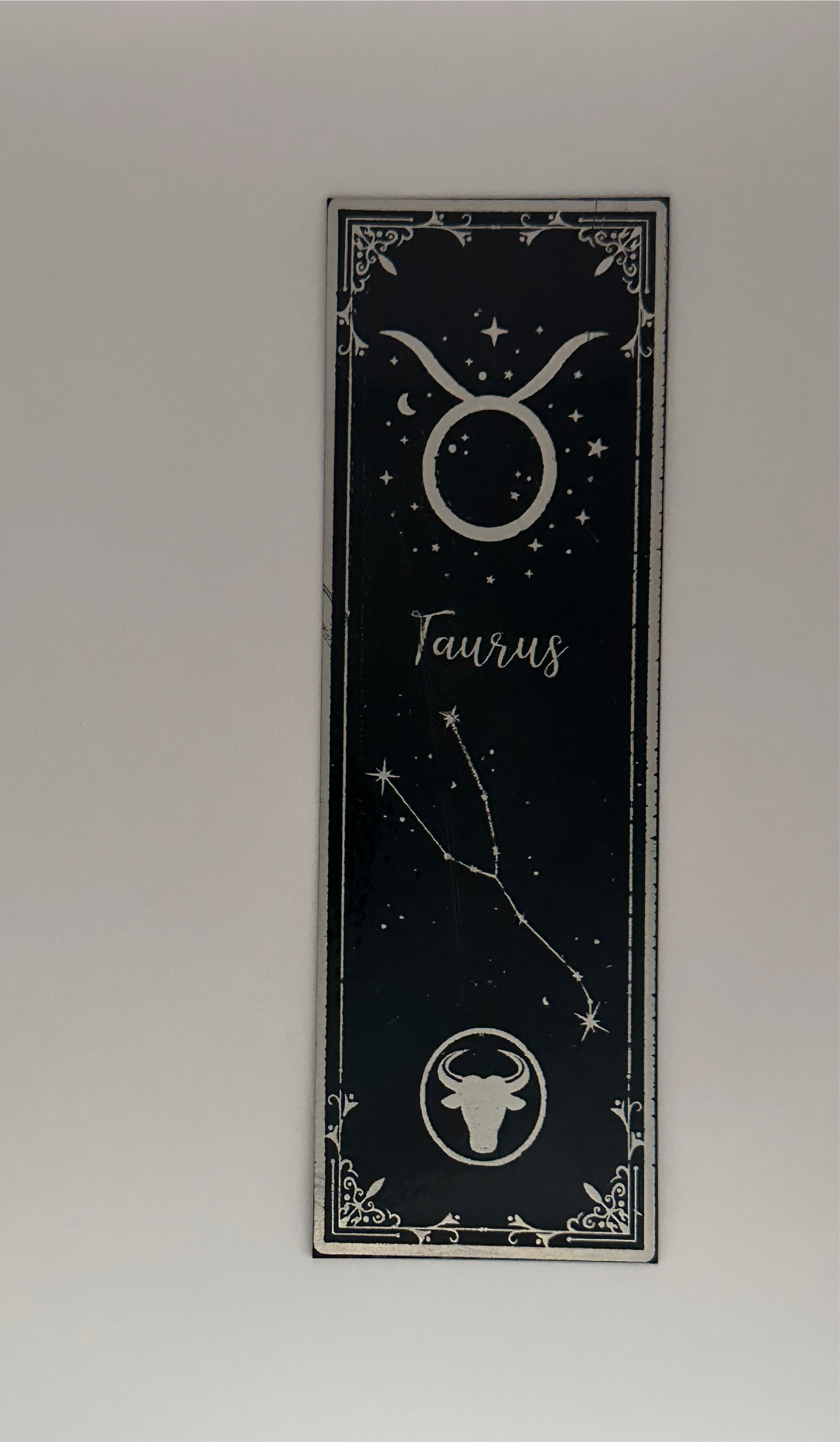 Taurus - Foil Bookmark - (Silver Holographic)