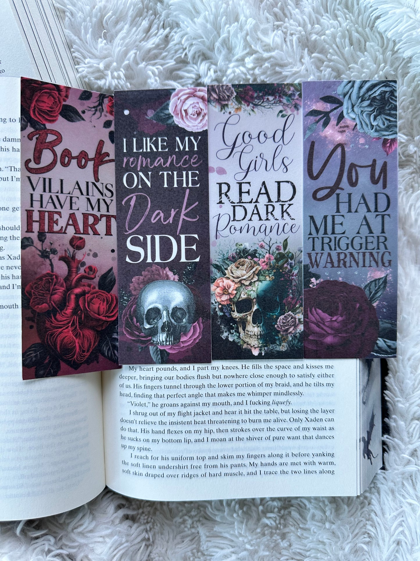 Dark Romance Bookmark Bundle - 4 Pack