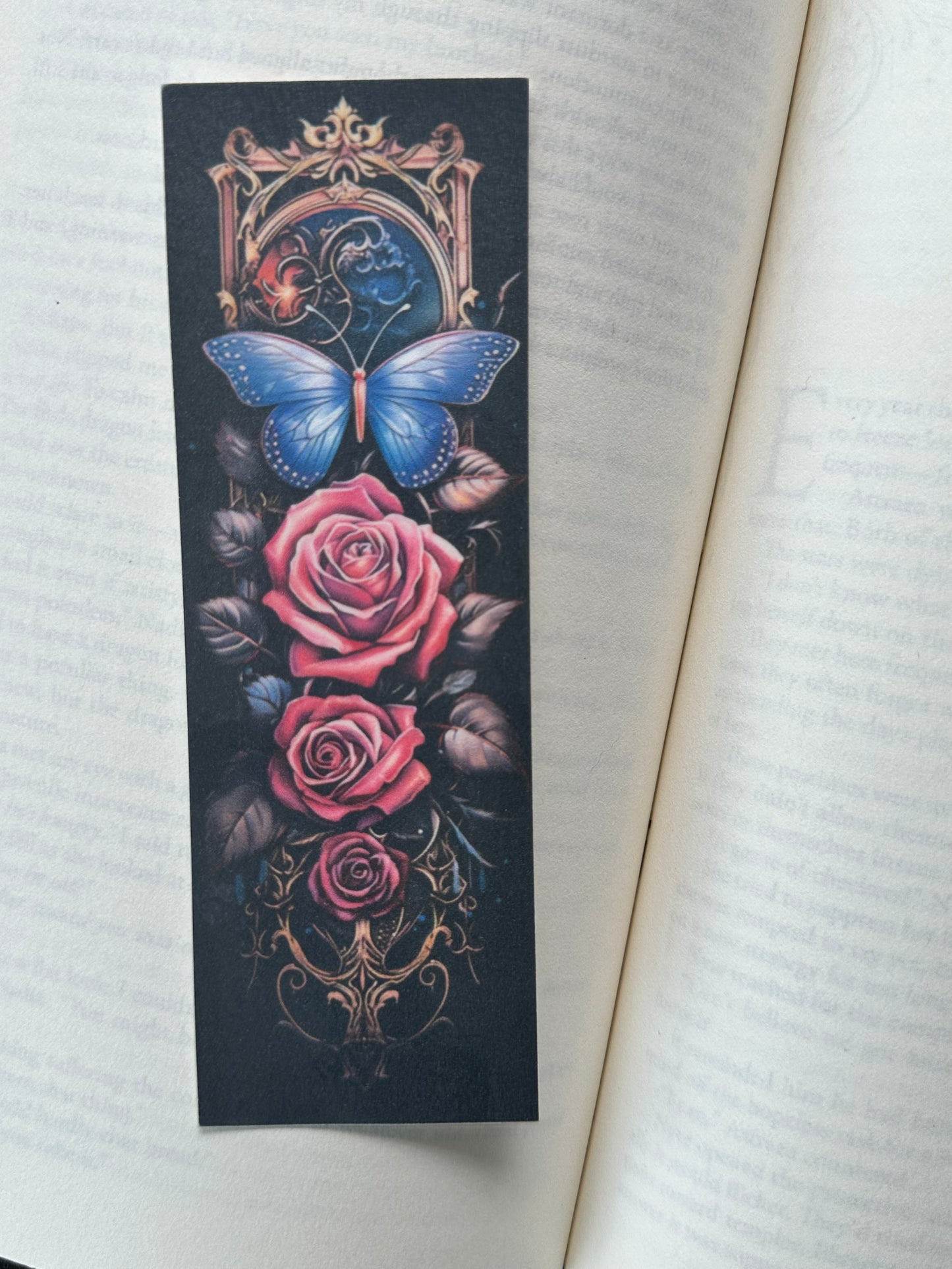 Butterflies & Roses - Bookmark (2)