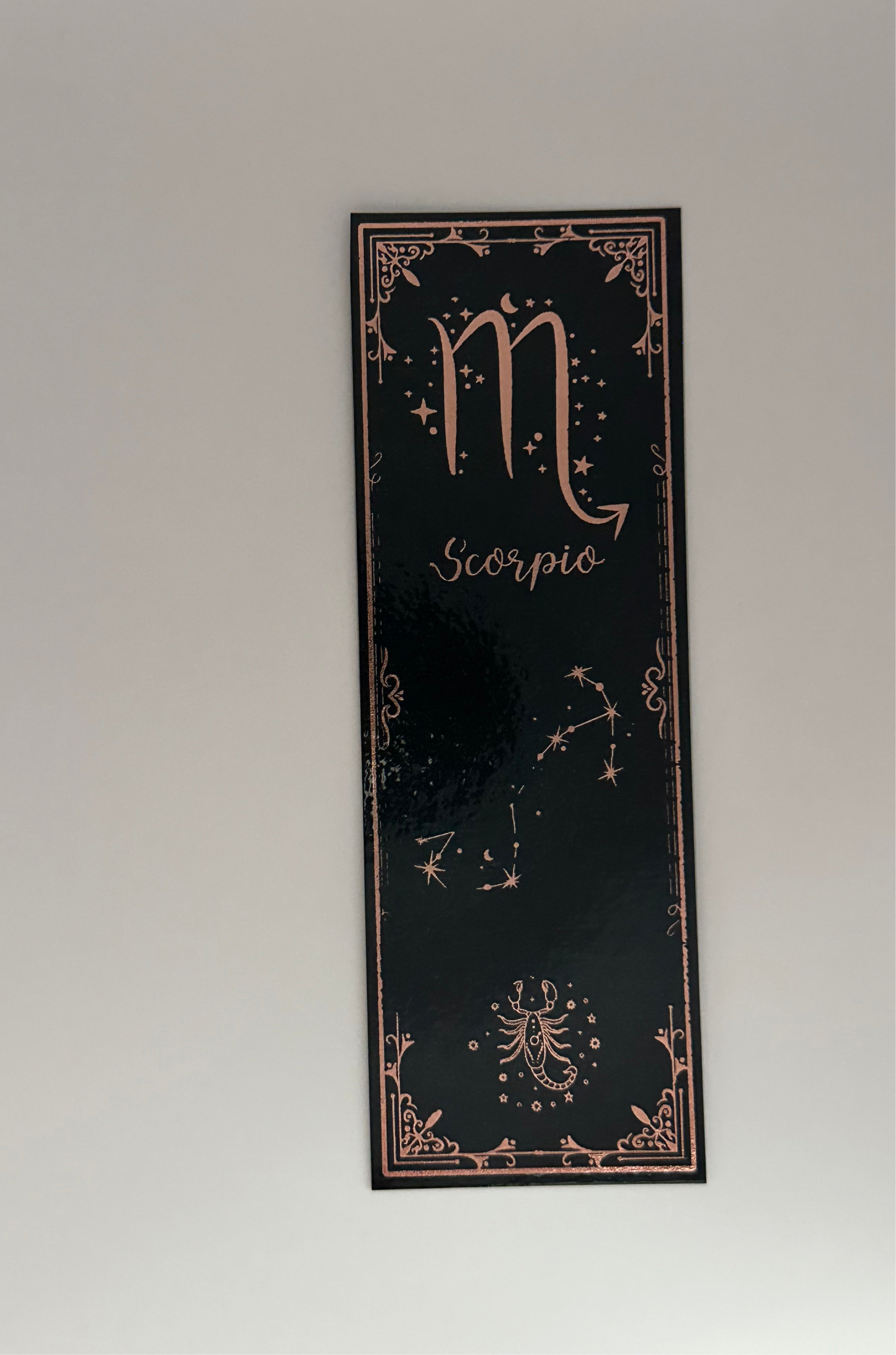 Virgo - Foil Bookmark - (Rose Gold)