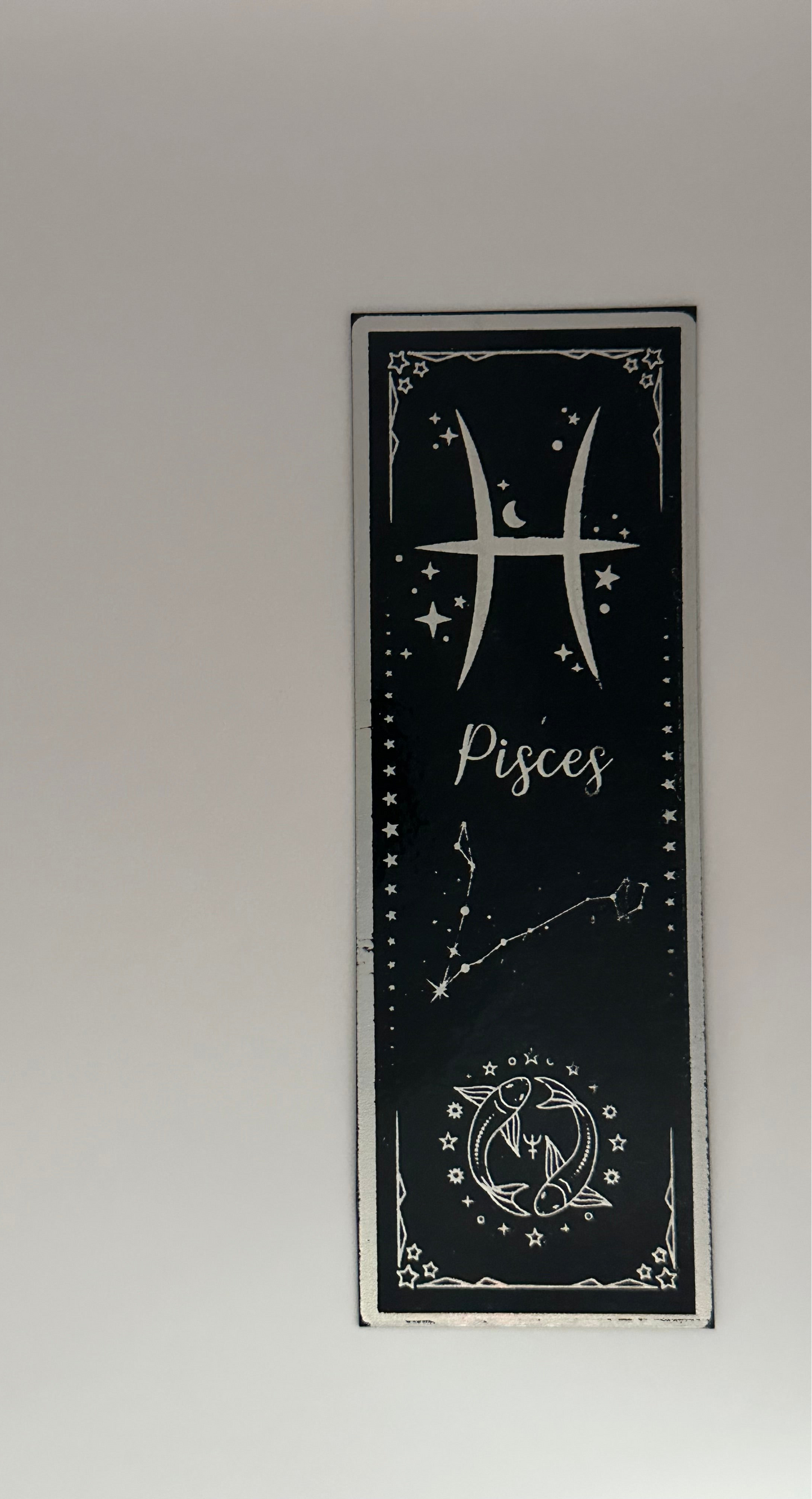 Pisces - Foil Bookmark - (Silver Holographic)