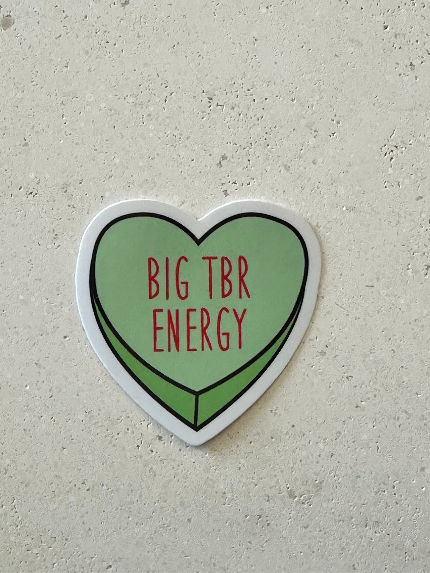 Big TBR Energy Heart - Sticker